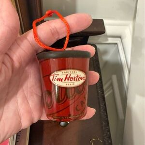 Tim Hortons Red Mini Coffee Cup Ornament